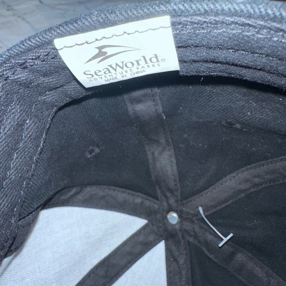 NOS Vintage 1990s SeaWorld Embroidered Trucker Baseball Cap Hat - Picture 9 of 9
